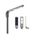 waterproof ip65 outdoor ABS 100w 200w 300w all in one solar street light